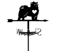 Veleta De Hierro Forjado Veleta De Invernadero Decoración De Jardín Césped Exterior Patio Kawaii Perro Ciervo Caballo Veleta Cobertizo Techo (h) K