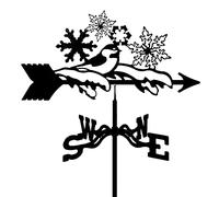 Veleta de hierro para techos, decoración artística, veleta de hierro creativa para jardín de animales, indicador de dirección del viento, veleta para exteriores, césped, jardines, patios traseros, co