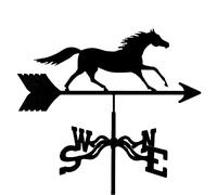 Veleta de hierro para techos, decoración artística, veleta de hierro creativa para jardín de animales, indicador de dirección del viento, veleta para exteriores, césped, jardines, patios traseros, co