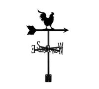 Veleta de Jardín Decorativa de Metal con Forma de Gallo para Montar En El Techo Decoración de Exterior para Granja Cobertizo Patio Estilo 13