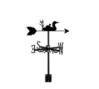 Veleta de Jardín Decorativa para Exteriores Veleta Decorativa con Forma de Pato Y Ganso Indicador de Dirección para Decoración de Graneros Techos Y Patios Estilo D