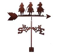 Veleta de Metal con Revestimiento antioxidante, práctico indicador de dirección del Viento, Escena de Granja, hogar, jardín al Aire Libre, Adorno para Manualidades