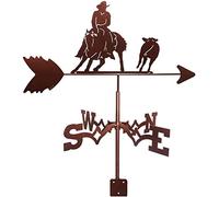 Veleta Decorativa para jardín, Soporte estaca Decorativa, Herramienta de medición Profesional del Viento, Adorno, indicador dirección la D(C)