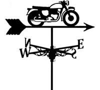 Veleta for Montaje en Techo, decoración de Ciclismo, Apariencia de Hierro Forjado, Herramienta de medición de Veleta(B)
