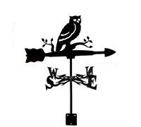 Veleta indicador de dirección del Viento, Cerca de Cerdo, Caballo, Jardinero, Veleta de Metal con Soporte en el Techo, Herramientas de medición Creativas para decoración del hogar al Aire Libre