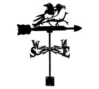 Veleta metálica con forma de animales para exteriores, de acero inoxidable. Veleta de jardín para indicar la dirección del viento. Veleta metálica vintage para montaje en techo. Indicador de dire