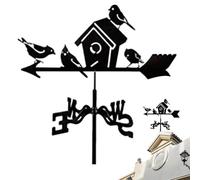 Veleta para techo, veleta de metal con forma de animal | veleta con forma de animal en el techo | Indicador de viento montado en el techo, decoración para barcos, terraza, patio
