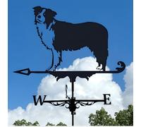 Veleta Serie Perro Veleta, Veleta De Hierro Vintage con Forma De Vaca para Jardín, Techo, Granja, Río, Selva, Zoológico, Letreros De Carretera, Decoración Exterior (x) C