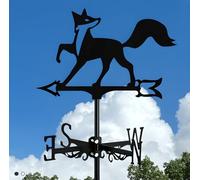 Veleta Serie Perro Veleta, Veleta De Hierro Vintage con Forma De Vaca para Jardín, Techo, Granja, Río, Selva, Zoológico, Letreros De Carretera, Decoración Exterior (x) A