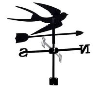 Veleta, Veleta de Metal con Forma Golondrina, decoración Retro