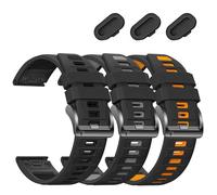 VELEYOK Correa de reloj de 22 mm compatible con Garmin Fenix 8 tactix 8 47mm/Fenix E/Fenix 7 Pro/7/Fenix 6 Pro/6/5 Plus/5, correa de silicona QuickFit para Descent G2/G1/G1 Solar/Forerunner 965/955