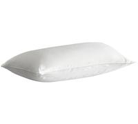 Velfont Almohada de Fibra Teide, Doble Funda de Algodón 200 Hilos, Varias Medidas, Firmeza Media-Alta, Blanco (75 cm)