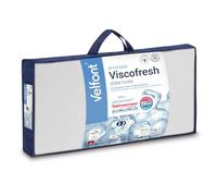 Velfont - Almohada viscoelástica Perforada Viscofresh con Doble Funda 100% algodón Termo-regulador (50x70 cm)
