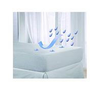 Velfont Cubrecolchón impermeable e hiper transpirable esponja de bambú antiácaros, una plaza y media 120 x 190/200 cm