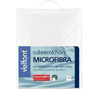 Velfont Cubrecolchon Microfibra Impermeable (Cama de 80x190/200)