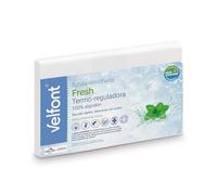 Velfont Funda de Almohada Exterior Fresh de Algodón 100%, Sensación Refrescante Mentol, Tecnología Termo-reguladora, (135 cm)