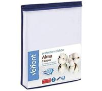 Velfont - Protector colchón Alma 3 Capas (135, Blanco)