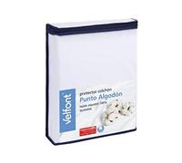 Velfont - Protector Punto Algodón 135, Blanco