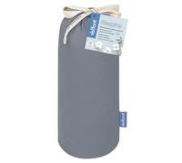 Velfont Sábana Bajera Impermeable de Algodón Orgánico, Transpirable y Impermeable, Colores Variados, Ajustable a Largos 200 cm (Gris Oscuro, 135 cm)