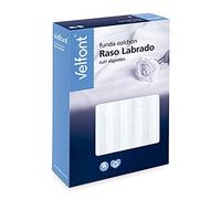 Velfont VELAMEN - Funda col. algodón 100% 80x190 Blanco Raso labrado
