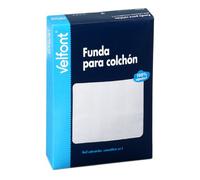 Velfont VELAMEN - Funda col. algodón 100% 90x190 Blanco Raso labrado