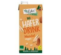 Velike! - Bebida de avena orgánica con almendra, 12 x 1 litro.