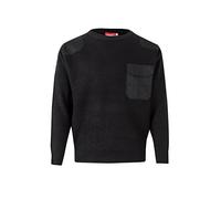 VELILLA 100; Jersey Punto Grueso con Cuello Redondo; Color Negro; Talla 3XL