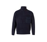Velilla 101; Jersey punto grueso con cuello alto; color Azul Marino; Talla M