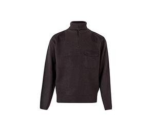 Velilla 101; Jersey punto grueso con cuello alto; color Gris; Talla 2XL