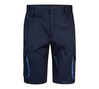 VELILLA 103007 Bermudas Bicolor Multibolsillos, Color Azul Navy y Celeste, Talla 38
