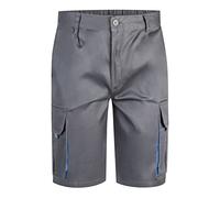 VELILLA 103007 Bermudas Bicolor Multibolsillos, Color Gris y Celeste, Talla 40