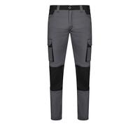 Velilla 103031S Pantalón Stretch bicolor, color Gris y Negro, Talla 36