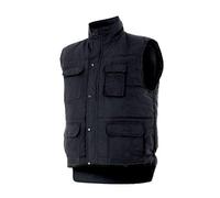 VELILLA 108; Chaleco acolchado multibolsillos; Color Negro; Talla XL