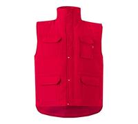 VELILLA Chaleco acolchado multibolsillos 108 Rojo Talla M