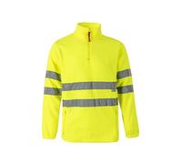 Velilla 180; Forro polar Alta Visibilidad; color Amarillo Flúor; Talla S