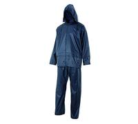 Velilla 195 1 3XL - Traje de lluvia dos piezas con capucha oculta Azul marino Talla 3XL