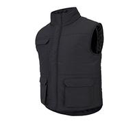 Velilla 205901, Chaleco acolchado multibolsillos, Color Negro, Talla 3XL