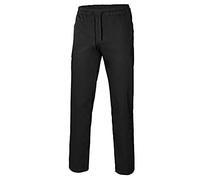 Velilla 403006; Pantalón de popelín con cintas; color negro; talla 2XL