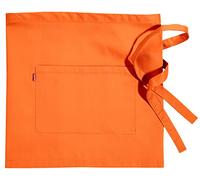 VELILLA 404201; Delantal corto con bolsillo; color naranja; talla única