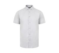 Velilla 405016S; Camisa Manga Corta Stretch Hombre; Color Gris Hielo; Talla 2XL