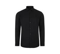 Velilla 405017S Camisa Manga Larga Stretch Hombre, Color Negro, Talla M