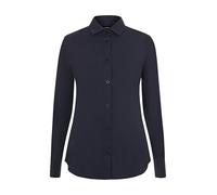 Velilla 405019S, Camisa Manga Larga Stretch Mujer, Color Azul Navy, Talla XS