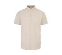 Velilla 405024S Camisa Oxford Manga Corta Hombre, Color Beige Claro, Talla 2XL