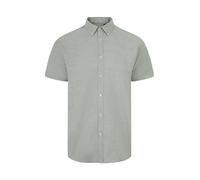 Velilla 405024S Camisa Oxford Manga Corta Hombre, Color Verde Oliva Claro, Talla XL