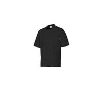 VELILLA 405201 / Chaqueta DE Cocina Popelin Manga Corta (Negro, 3XL)