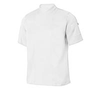 VELILLA 405209 Chaqueta Cocina Microfibra m/c Espalda Coolmax Color Blanco Talla XXL