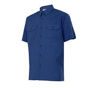 Velilla 522; Camisa de Manga Corta; Color Azul Marino; Talla XL