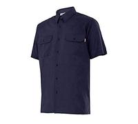 VELILLA 522; Camisa de Manga Corta; Color Azul Marino; Talla XXL