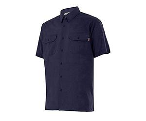 VELILLA 522; Camisa de Manga Corta; Color Azul Marino; Talla XXL
