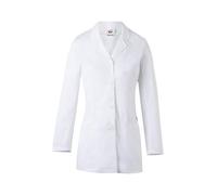 VELILLA 539009S; Bata Stretch corta para mujer; color blanco; talla M
